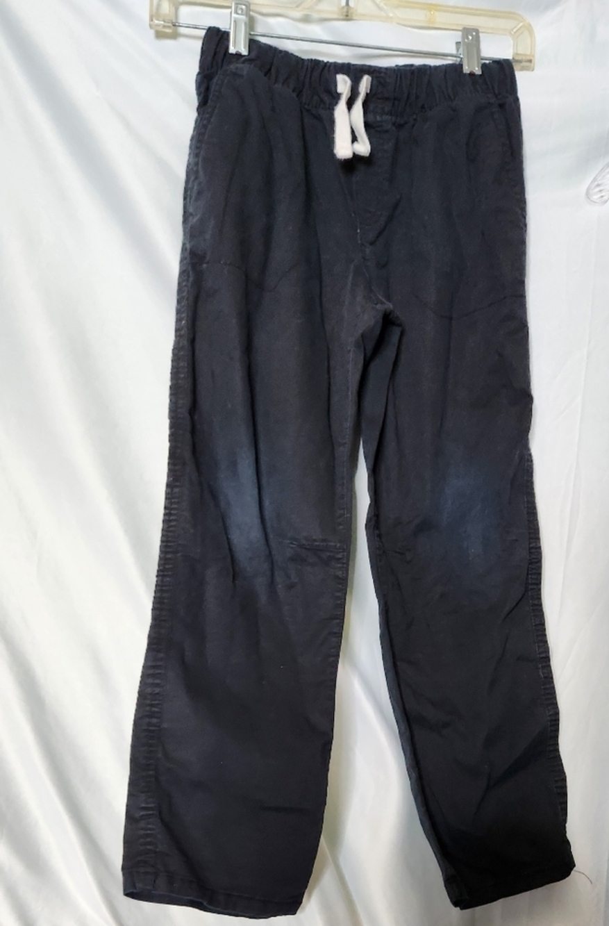Cat & Jack Boys' Straight Fit Woven Pull-On Pants - Black 10